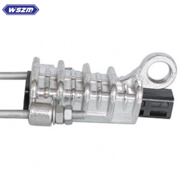Wedge type strain clamp